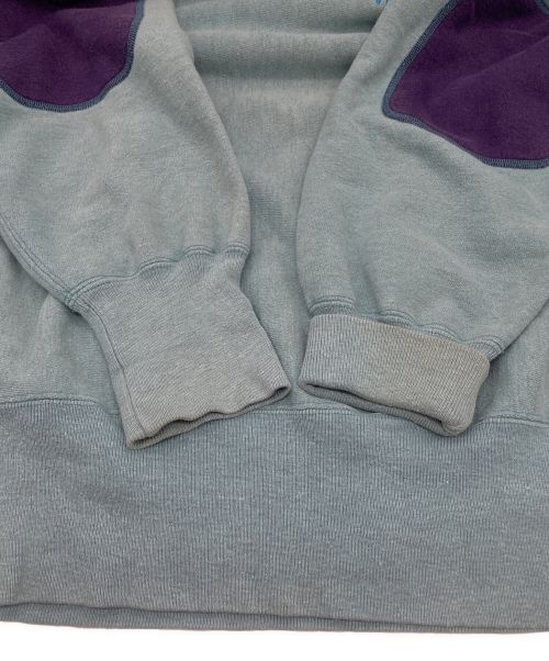 Champion（チャンピオン）Champion (チャンピオン) 90'sヴィンテージエルボーパッチスウェット/USA製/90年代/90s スカイブルー サイズ:Lの古着・服飾アイテム