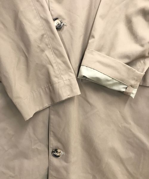 MAISON FLANEUR（メゾン フラネウール）MAISON FLANEUR (メゾン フラネウール) ステンカラーコート ベージュ サイズ:44の古着・服飾アイテム