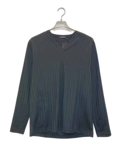 JOSEPH HOMME（ジョゼフ オム）JOSEPH HOMME (ジョゼフ オム) ブロードリブジャージー カットソー ブラック サイズ:48の古着・服飾アイテム