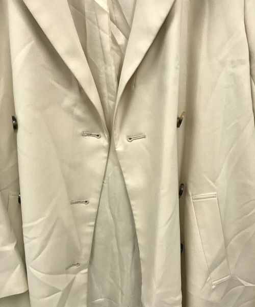 Mystrada（マイストラーダ）Mystrada (マイストラーダ) スプリングバックボリュームコート アイボリー サイズ:34の古着・服飾アイテム