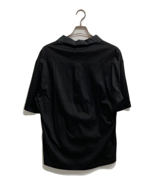 JOSEPH HOMME（ジョゼフ オム）JOSEPH HOMME (ジョゼフ オム) レオスムースシルケット スキッパー ブラック サイズ:48の古着・服飾アイテム