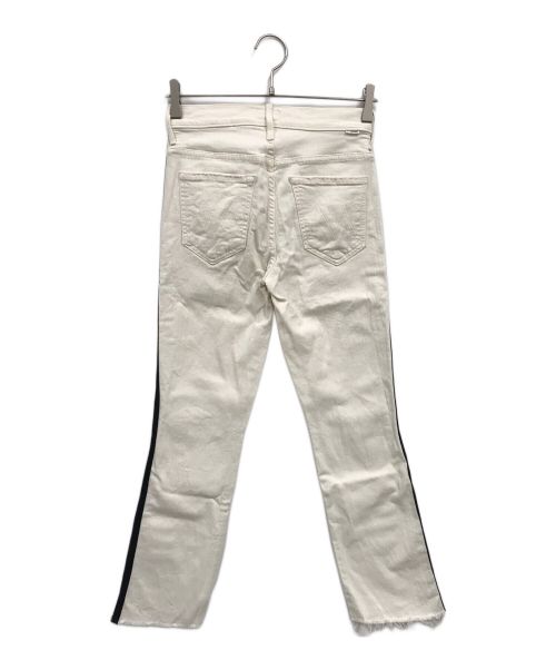 mother（マザー）mother (マザー) トラックデニムパンツ/1157-3B1/USA製 ホワイト サイズ:W26の古着・服飾アイテム