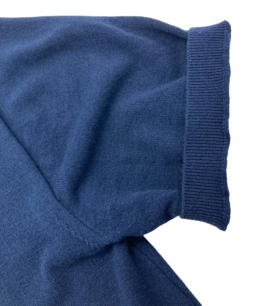 Maker's Shirt 鎌倉（メーカーズシャツカマクラ）Maker's Shirt 鎌倉 (メーカーズシャツカマクラ) MOONCASTLE (ムーンキャッスル) ニットポロシャツ ネイビー サイズ:44の古着・服飾アイテム