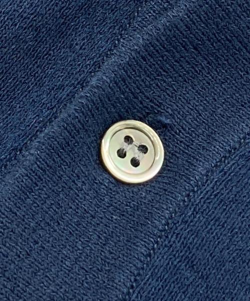 Maker's Shirt 鎌倉（メーカーズシャツカマクラ）Maker's Shirt 鎌倉 (メーカーズシャツカマクラ) MOONCASTLE (ムーンキャッスル) ニットポロシャツ ネイビー サイズ:44の古着・服飾アイテム
