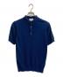 Maker's Shirt 鎌倉（メーカーズシャツカマクラ）の古着「ニットポロシャツ」｜ネイビー
