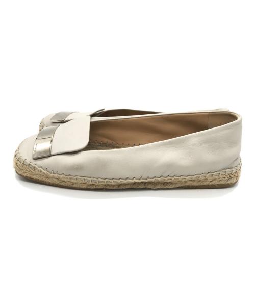 sergio rossi（セルジオロッシ）sergio rossi (セルジオロッシ) Sr1 エスパドリーユ グレー サイズ:37の古着・服飾アイテム