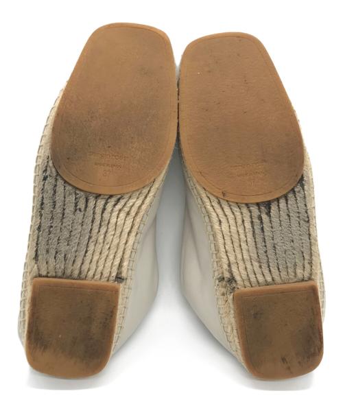 sergio rossi（セルジオロッシ）sergio rossi (セルジオロッシ) Sr1 エスパドリーユ グレー サイズ:37の古着・服飾アイテム