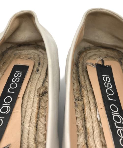 sergio rossi（セルジオロッシ）sergio rossi (セルジオロッシ) Sr1 エスパドリーユ グレー サイズ:37の古着・服飾アイテム