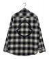 MONCLER (モンクレール) CAMICIA チェック 長袖シャツ/H10912F00002 549XX ホワイト×ブラック サイズ:M：30000円
