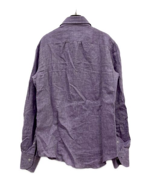 RING JACKET（リングジャケット）RING JACKET (リングジャケット) リネンシャツ パープル サイズ:SIZE2の古着・服飾アイテム