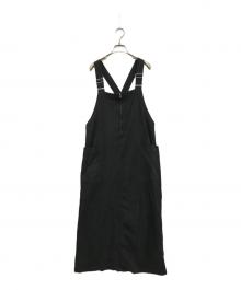 SLOBE IENA（スローブ イエナ）の古着「アイラインジャンパースカート」｜ブラック