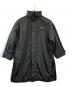 BALENCIAGA（バレンシアガ）の古着「18AW ロゴ プリント スナップボタン ナイロン コート /オーバーサイズコート/コート/533899」｜ブラック
