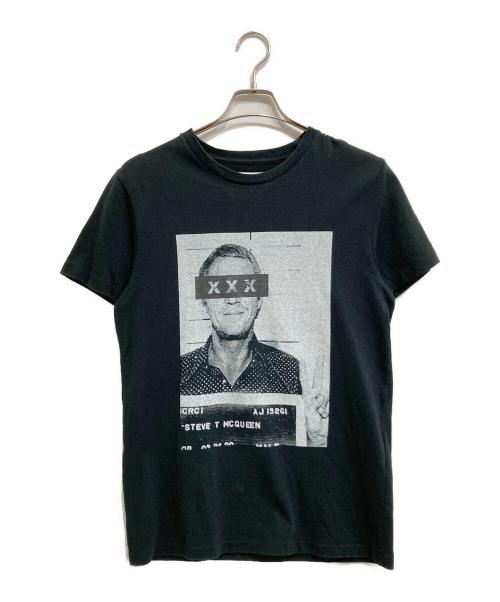 GOD SELECTION XXX（ゴッドセレクショントリプルエックス）GOD SELECTION XXX (ゴッドセレクショントリプルエックス) プリントTシャツ ブラック サイズ:Sの古着・服飾アイテム