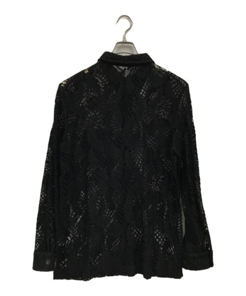 sahara（サハラ）sahara (サハラ) Lace Over Shirt ブラック サイズ:下記参照の古着・服飾アイテム