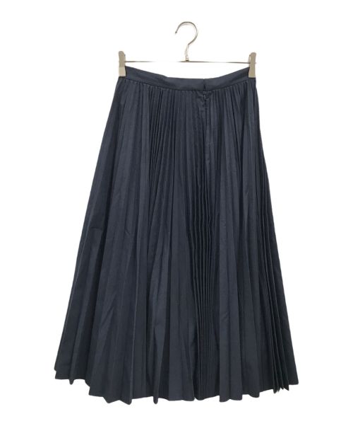 theory（セオリー）theory (セオリー) 24年モデル/Sleek Poplin Sunburst Midi SK/01-4107308 ネイビー サイズ:２の古着・服飾アイテム