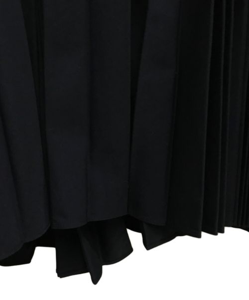 theory（セオリー）theory (セオリー) 24年モデル/Sleek Poplin Sunburst Midi SK/01-4107308 ネイビー サイズ:２の古着・服飾アイテム