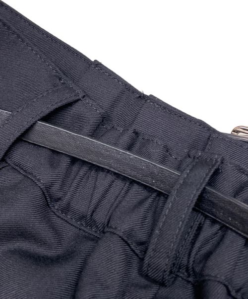 HER LIP TO（ハーリップトゥ）HER LIP TO (ハーリップトゥ) Carette Belted Twill Shorts/ショーツ/未使用品/1242303117 ブラック サイズ:M 未使用品の古着・服飾アイテム