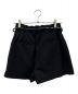 HER LIP TO (ハーリップトゥ) Carette Belted Twill Shorts/ショーツ/未使用品/1242303117 ブラック サイズ:M 未使用品：7000円
