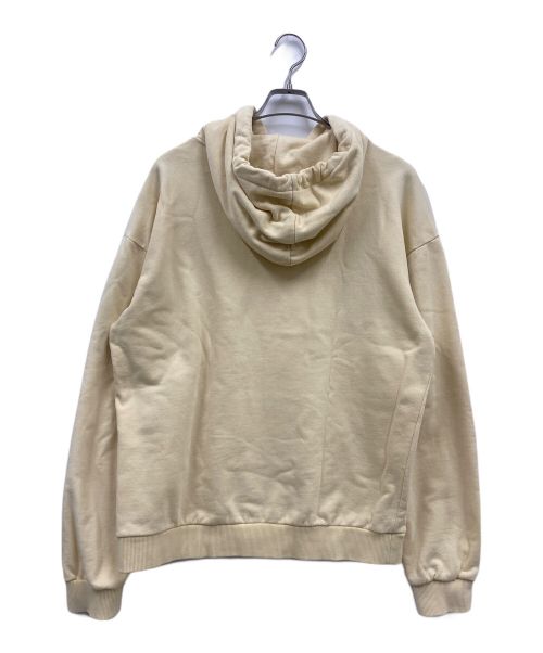 CELINE（セリーヌ）CELINE (セリーヌ) ルーズフーディー / コットンフリース/2Y321670Q ベージュ サイズ:Lの古着・服飾アイテム