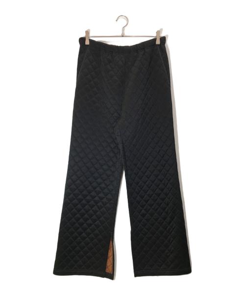 rhodo lirion（ロドリリオン）RHODO LIRION (ロドリリオン) キルティングワイドパンツ ブラック サイズ:1の古着・服飾アイテム