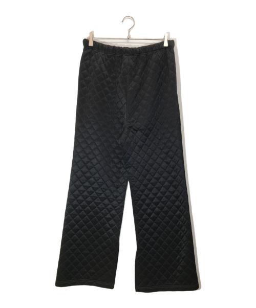 rhodo lirion（ロドリリオン）RHODO LIRION (ロドリリオン) キルティングワイドパンツ ブラック サイズ:1の古着・服飾アイテム