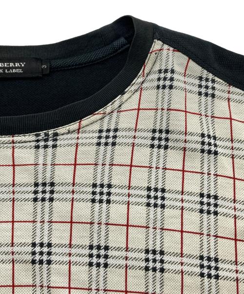 BURBERRY BLACK LABEL（バーバリーブラックレーベル）BURBERRY BLACK LABEL (バーバリーブラックレーベル) 半袖Tシャツ ブラック サイズ:3の古着・服飾アイテム