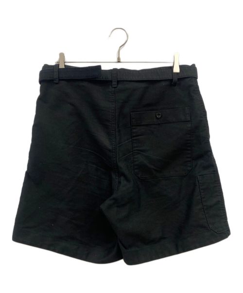 sacai（サカイ）sacai (サカイ) Moleskin Shorts/24-03313M/ハーフパンツ ブラック サイズ:3の古着・服飾アイテム