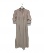 Snidelスナイデル）の古着「3pieceジョーゼットレースワンピース」｜ベージュ