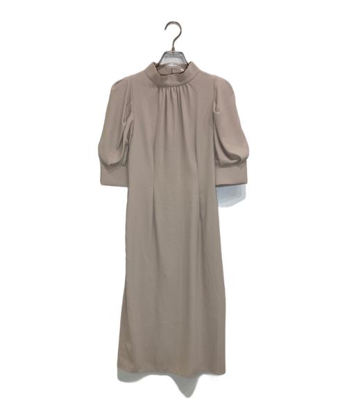 Snidel（スナイデル）Snidel (スナイデル) 3pieceジョーゼットレースワンピース ベージュの古着・服飾アイテム