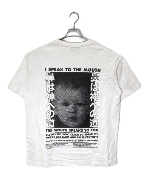 NISHIMOTO IS THE MOUTH（ニシモトイズザマウス）NISHIMOTO IS THE MOUTH (ニシモトイズザマウス) プリントTシャツ ホワイト サイズ:Mの古着・服飾アイテム