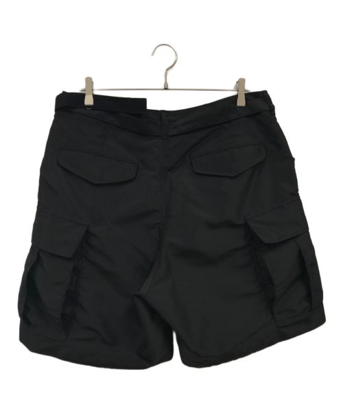 sacai（サカイ）sacai (サカイ) Nylon Twill Shorts/ナイロンツイルショーツ/ハーフパンツ/カーゴパンツ/カーゴハーフパンツ/SCM-203 ブラック サイズ:3の古着・服飾アイテム