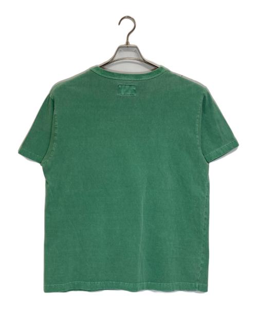 THE NORTHFACE PURPLELABEL（ザ・ノースフェイス パープルレーベル）THE NORTHFACE PURPLELABEL JOURNAL STANDARD (ジャーナルスタンダード) 別注7oz Pigment Dye H/S Pocket Tee グリーン サイズ:Ⅿの古着・服飾アイテム