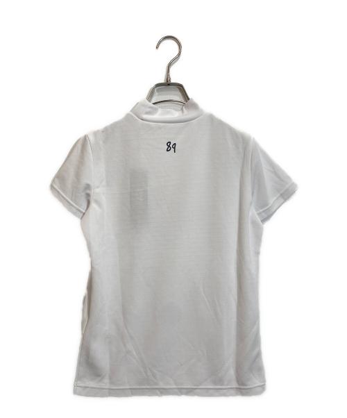 PEARLY GATES（パーリーゲイツ）PEARLY GATES (パーリーゲイツ) マイクロメッシュストレッチ半袖ハイネックカットソー/055-4167552 ホワイト サイズ:1の古着・服飾アイテム