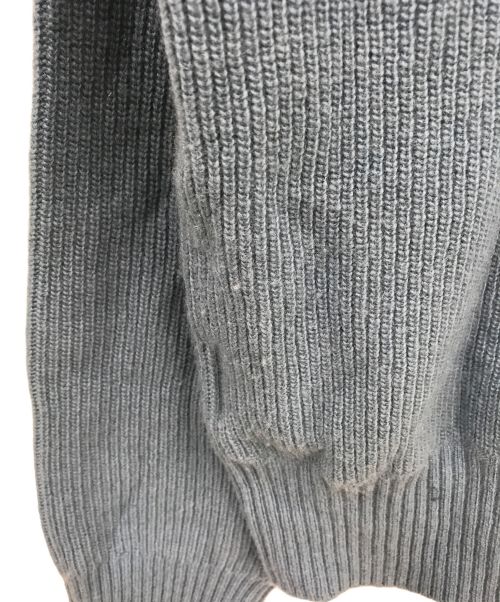 BLUE LABEL CRESTBRIDGE（ブルーレーベルクレストブリッジ）BLUE LABEL CRESTBRIDGE (ブルーレーベルクレストブリッジ) ソフトウール バックレースアッププルオーバーニット/55N20-686-22/ウールニット/レースアップニット/ニット ブルー サイズ:SIZE 38の古着・服飾アイテム