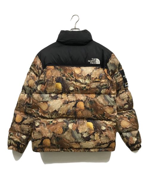 SUPREME（シュプリーム）SUPREME (シュプリーム) THE NORTH FACE (ザ ノース フェイス) LEAVES NUPTSE JACKET/ND51602I ブラウン×ブラック サイズ:Mの古着・服飾アイテム