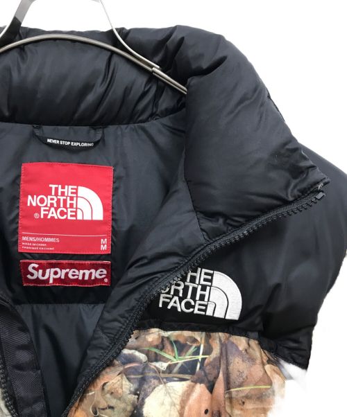 SUPREME（シュプリーム）SUPREME (シュプリーム) THE NORTH FACE (ザ ノース フェイス) LEAVES NUPTSE JACKET/ND51602I ブラウン×ブラック サイズ:Mの古着・服飾アイテム