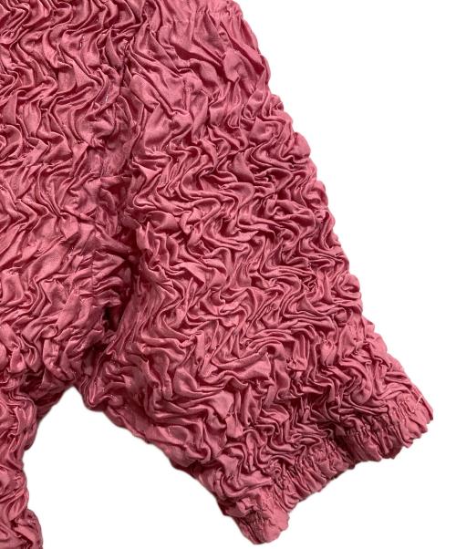 CLANE（クラネ）CLANE (クラネ) SHIRRING CROPPED TOPS ピンク サイズ:1の古着・服飾アイテム