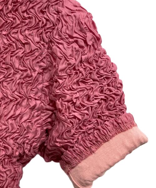 CLANE（クラネ）CLANE (クラネ) SHIRRING CROPPED TOPS ピンク サイズ:1の古着・服飾アイテム