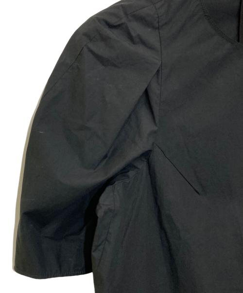 CYCLAS（シクラス）CYCLAS (シクラス) コットンタイプライターハーフスリーブブラウス ブラック サイズ:36の古着・服飾アイテム