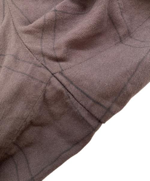 Paul Smith RED EAR（ポールスミス レッドイヤー）Paul Smith RED EAR (ポールスミス レッドイヤー) オープンカラーシャツセットアップ ブラウン サイズ:SIZE XXLの古着・服飾アイテム