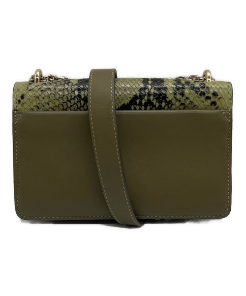 3.1 phillip lim（スリーワンフィリップリム）3.1 phillip lim (スリーワンフィリップリム) パイソンチェーンショルダーバッグ オリーブの古着・服飾アイテム