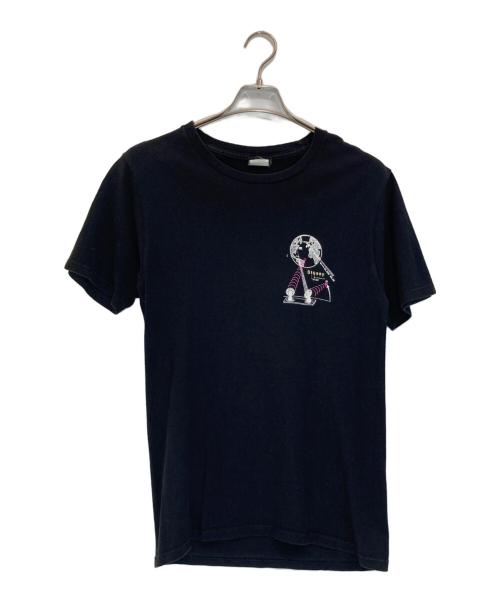 stussy（ステューシー）stussy (ステューシー) スペースプリントTシャツ ブラック サイズ:Sの古着・服飾アイテム