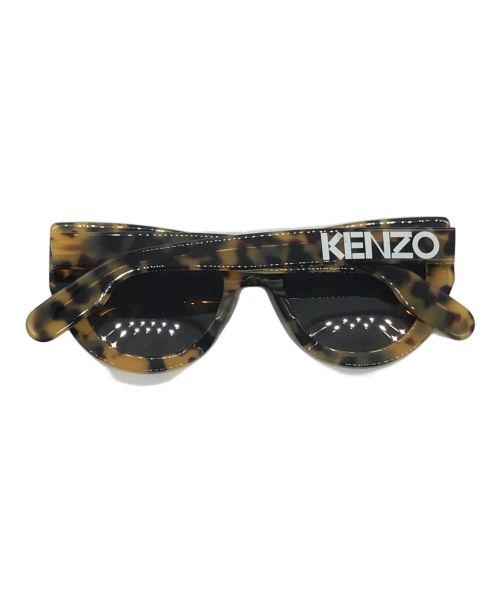 KENZO（ケンゾー）KENZO (ケンゾー) Round Acetate Frame Sunglasses A/L96SUN40022F イエロー×ブラック サイズ:55□30の古着・服飾アイテム