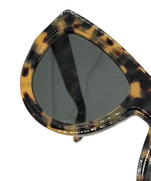 KENZO（ケンゾー）KENZO (ケンゾー) Round Acetate Frame Sunglasses A/L96SUN40022F イエロー×ブラック サイズ:55□30の古着・服飾アイテム