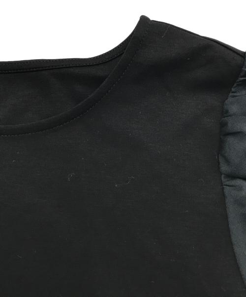 BLUE LABEL CRESTBRIDGE（ブルーレーベルクレストブリッジ）BLUE LABEL CRESTBRIDGE (ブルーレーベルクレストブリッジ) ライトトロクリアティアードドレス ブラック サイズ:38の古着・服飾アイテム