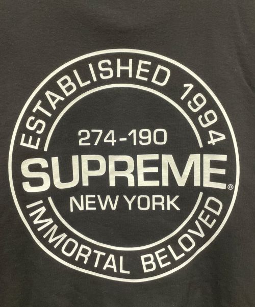 SUPREME（シュプリーム）Supreme (シュプリーム) Immortal Hooded Sweatshirt 24SS ブラック サイズ:Mの古着・服飾アイテム