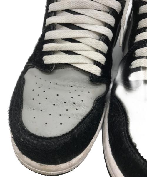 NIKE（ナイキ）NIKE (ナイキ) エアジョーダン1 レトロ ハイ OG グレー×ブラック サイズ:26.5cmの古着・服飾アイテム