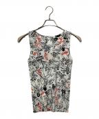 PLEATS PLEASEプリーツプリーズ）の古着「プリーツデザインブラウス」｜ホワイト