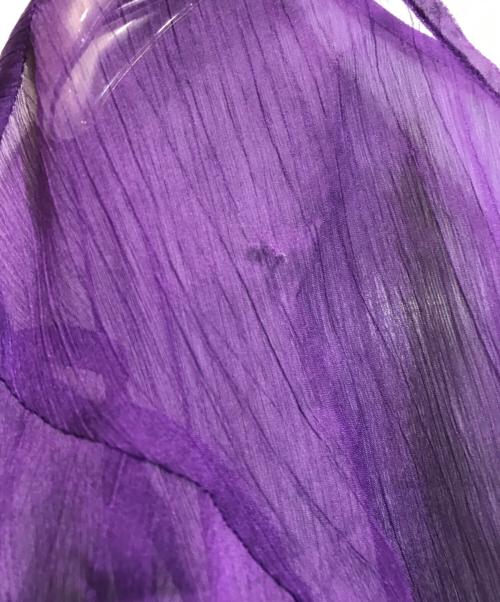 UN3D.（アンスリード）UN3D. (アンスリード) VOLUME SLEEVE OP/522020301501 パープル サイズ:36の古着・服飾アイテム