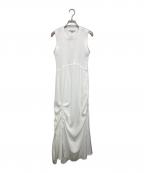 UN3D.アンスリード）の古着「KNIT COMBI N/S OP」｜ホワイト